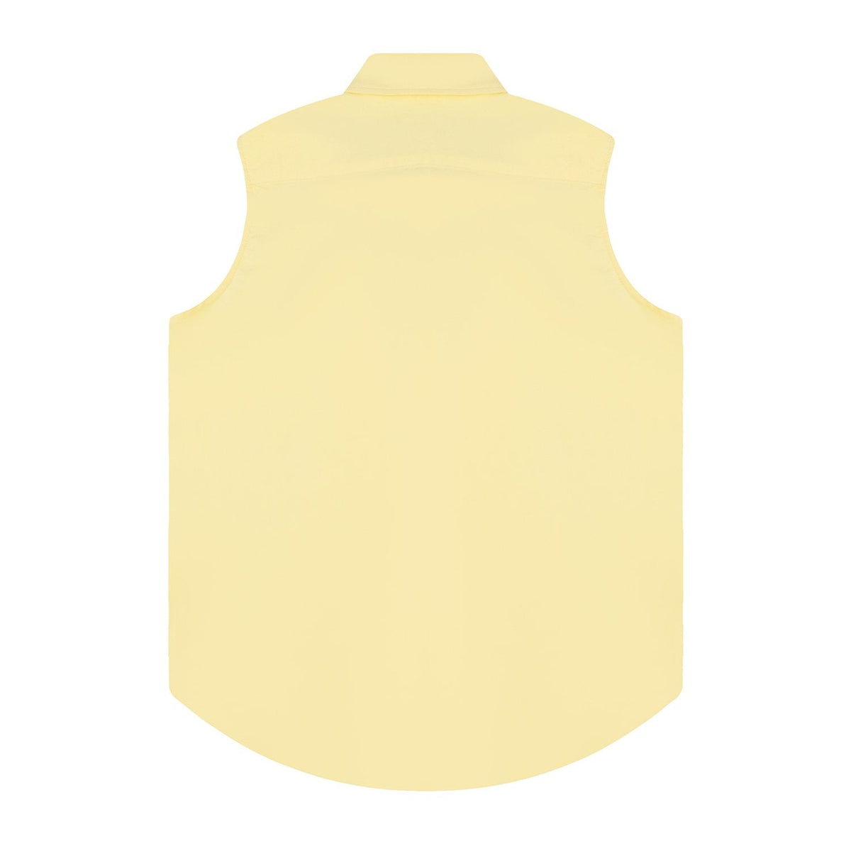 Test2-Ralph Lauren Sleeveless Oxford Button-Front Shirt — back